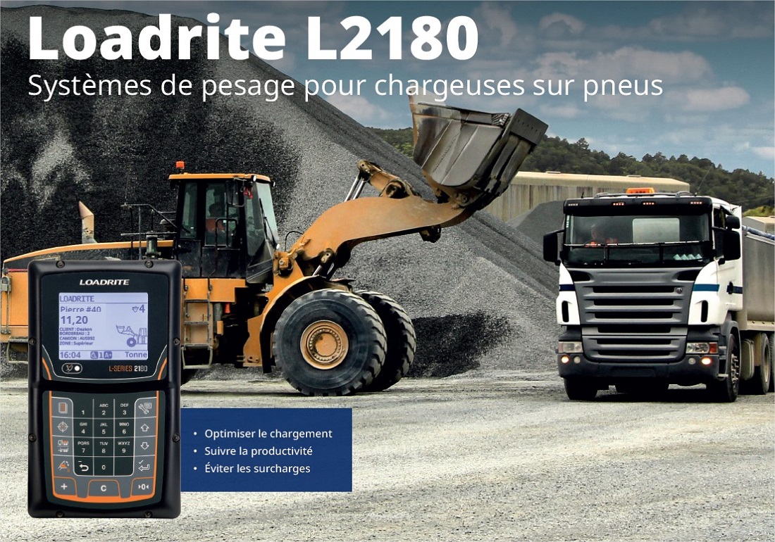 Loadrite L2180 - Système de pesage pour chargeuses sur pneus