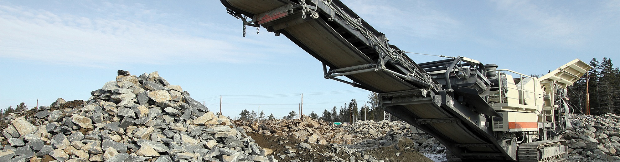 Production concassage criblage - pesage embarqué carrière connectée Loadrite France